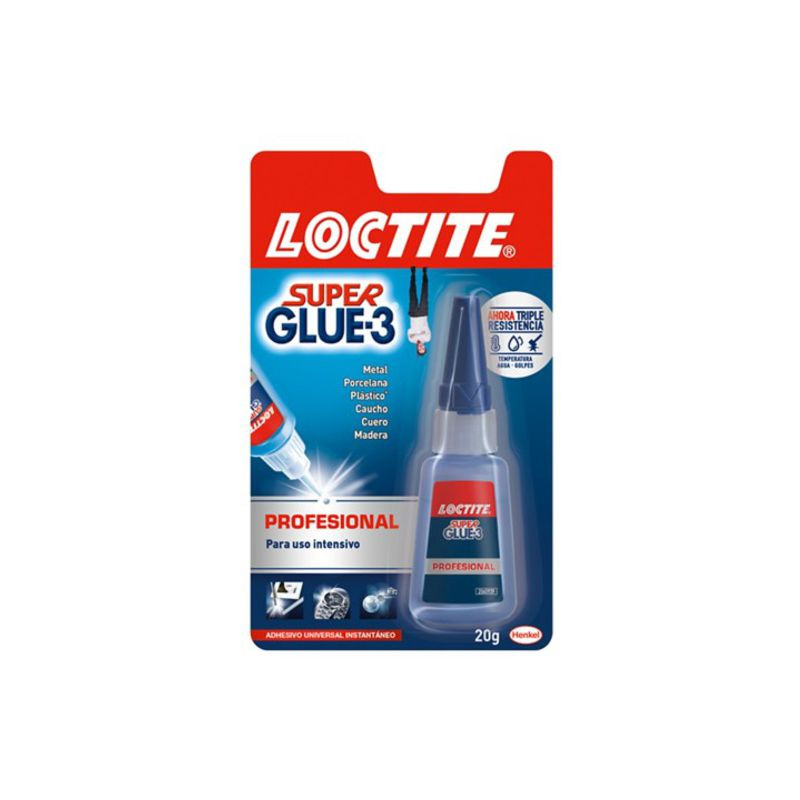 Adhesivo Loctite Super Glue-3 Líquido Profesional 20g 2586797